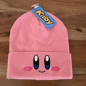 Bioworld Kirby Pink Beanie Women's Acrylic Lightweight Knit Hat